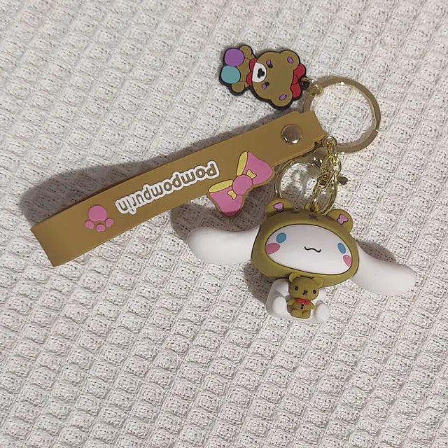 Cute Anime Twin Girl Pendant Keychain Toy