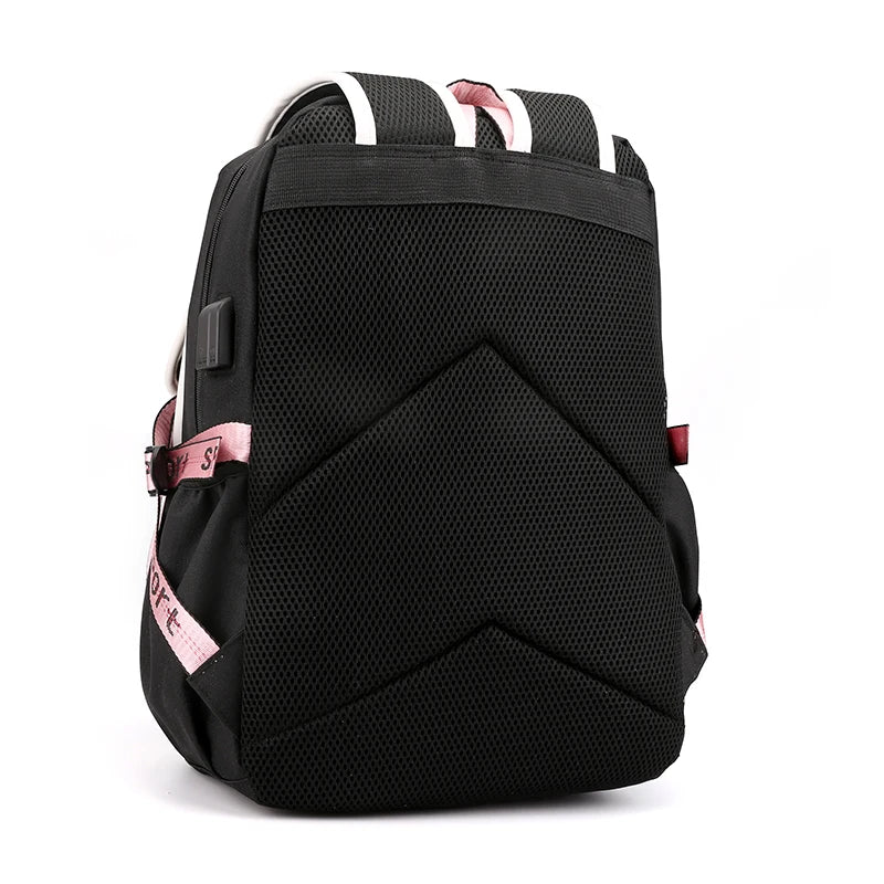 3Pcs Anime-Inspired Slayer Backpack Set – School & Travel Ready