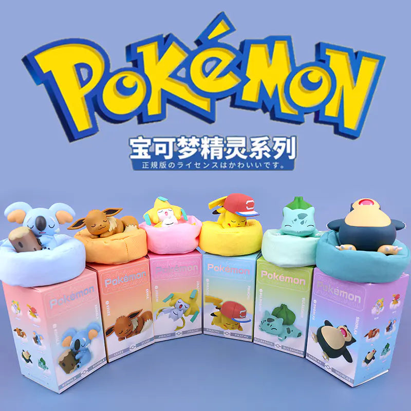 Wolf Bo Wang Pokémon Blind Box Pikachu Car Model Figure