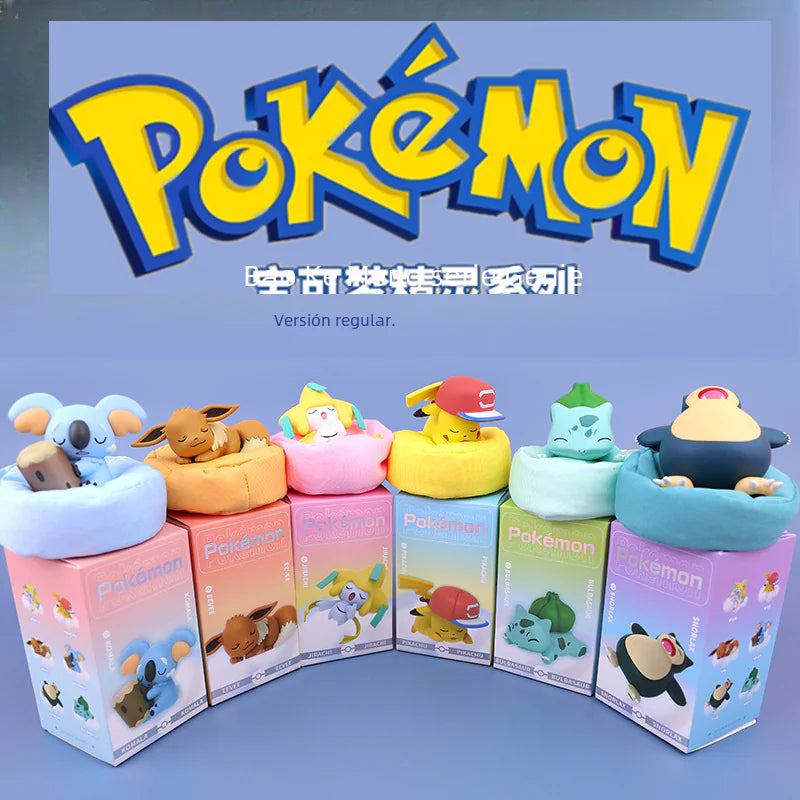 Wolf Bo Wang Pokémon Blind Box Pikachu Car Model Figure