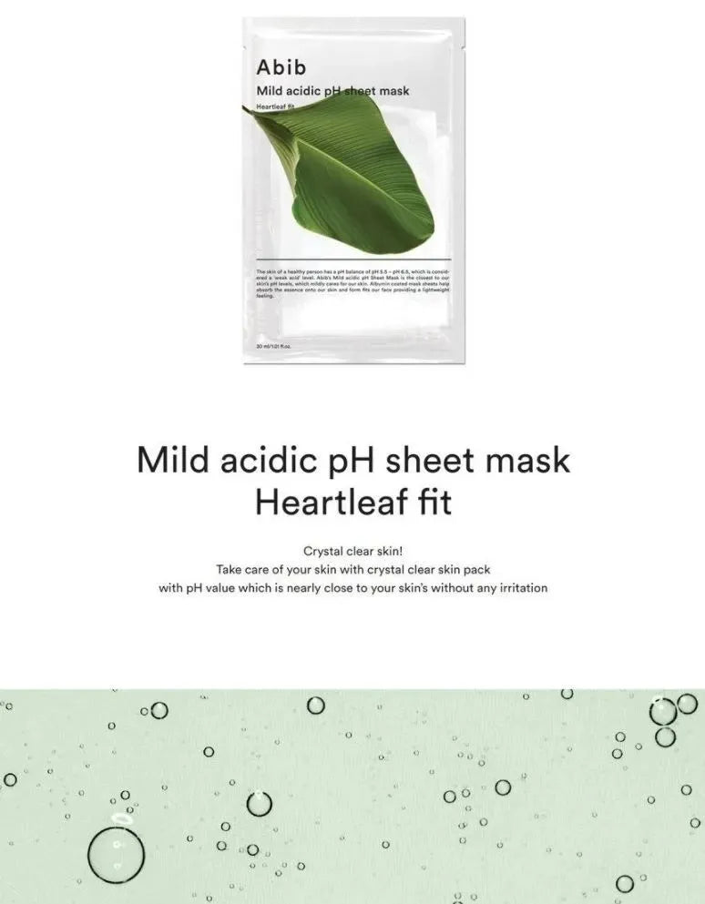 Abib Mild Acid pH Sheet Mask