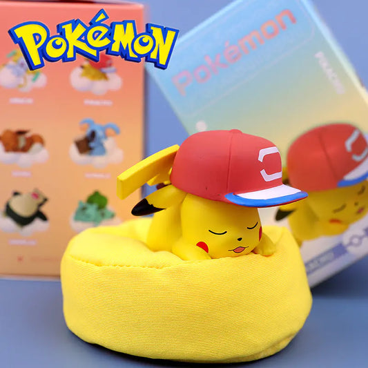 Wolf Bo Wang Pokémon Blind Box Pikachu Car Model Figure